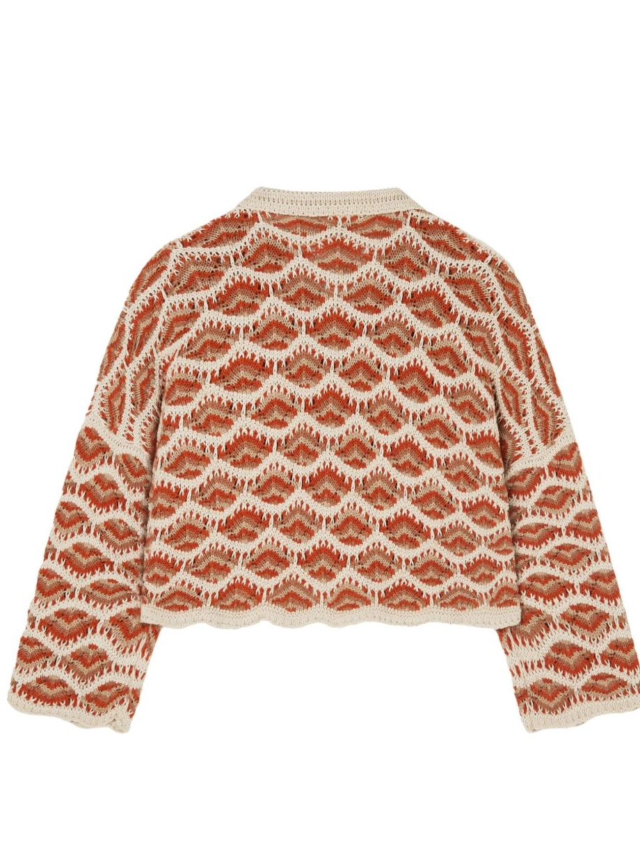Affordable crochet-knit Mahal Hawa Alanui Women jumper polo 0819